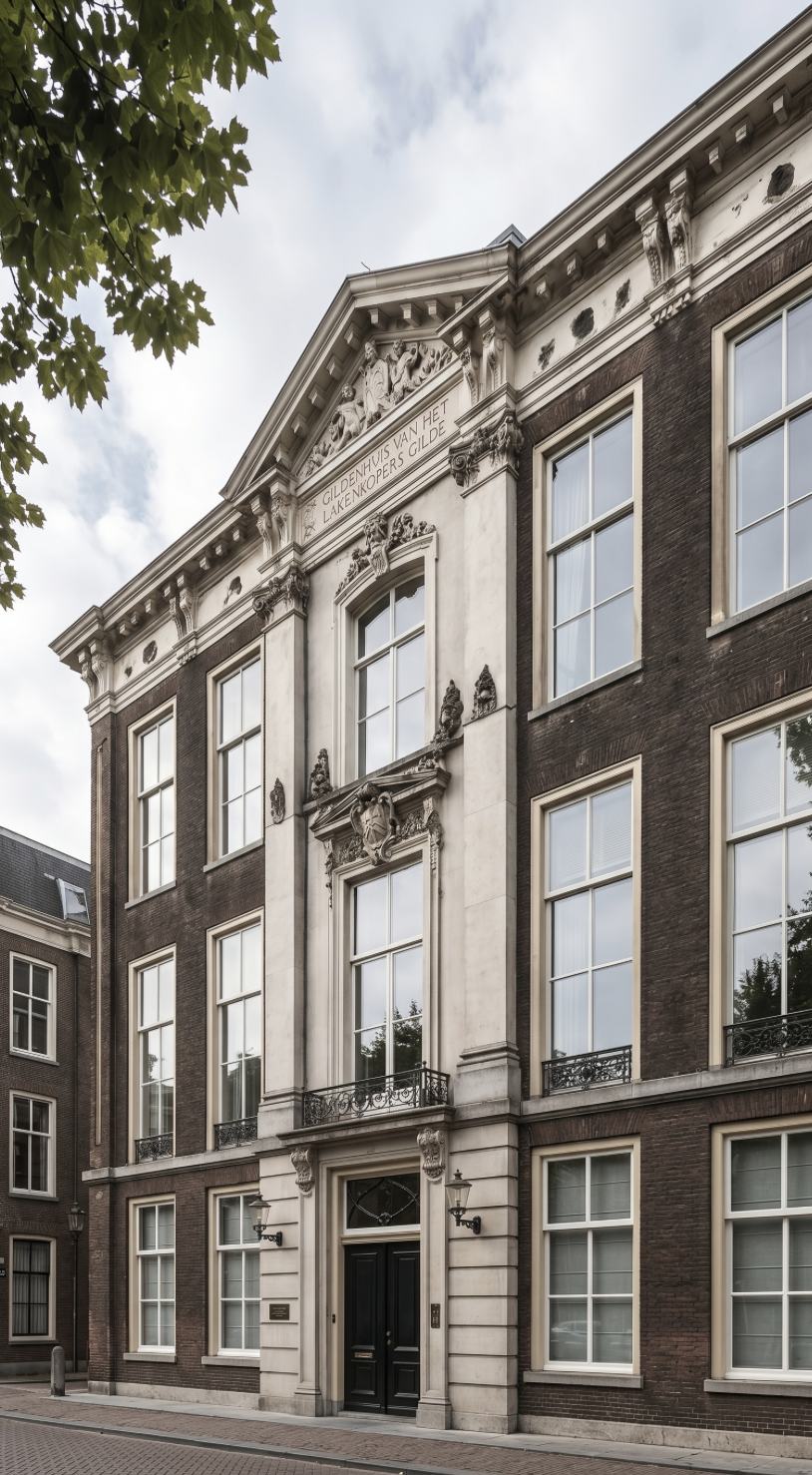 Gevel van een historisch pand in Nederland